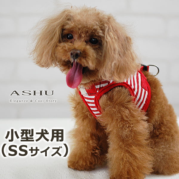 超小型犬用ハーネス｜ASHU ウェアハーネス ボーダー SSサイズ