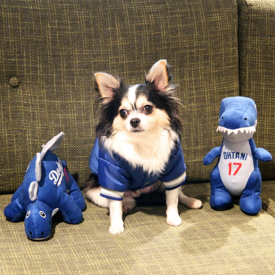 犬用おもちゃ MLB公式 ロサンゼルス ドジャース 大谷翔平選手モデル 犬