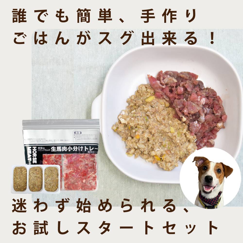 犬用 手作りごはんスタートキット｜ドックフードの通販・帝塚山