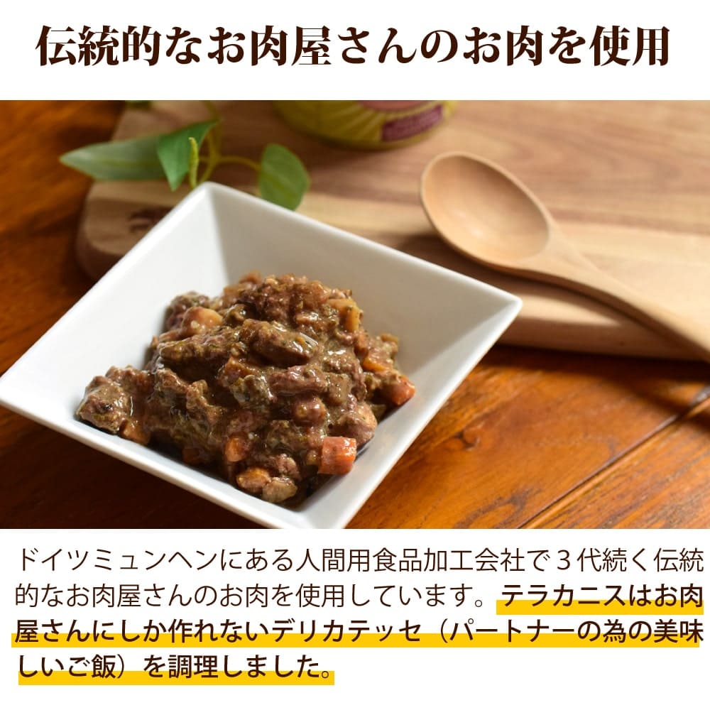 テラカニス マーケットラグー ビーフ 385g 愛犬用コンプリート食