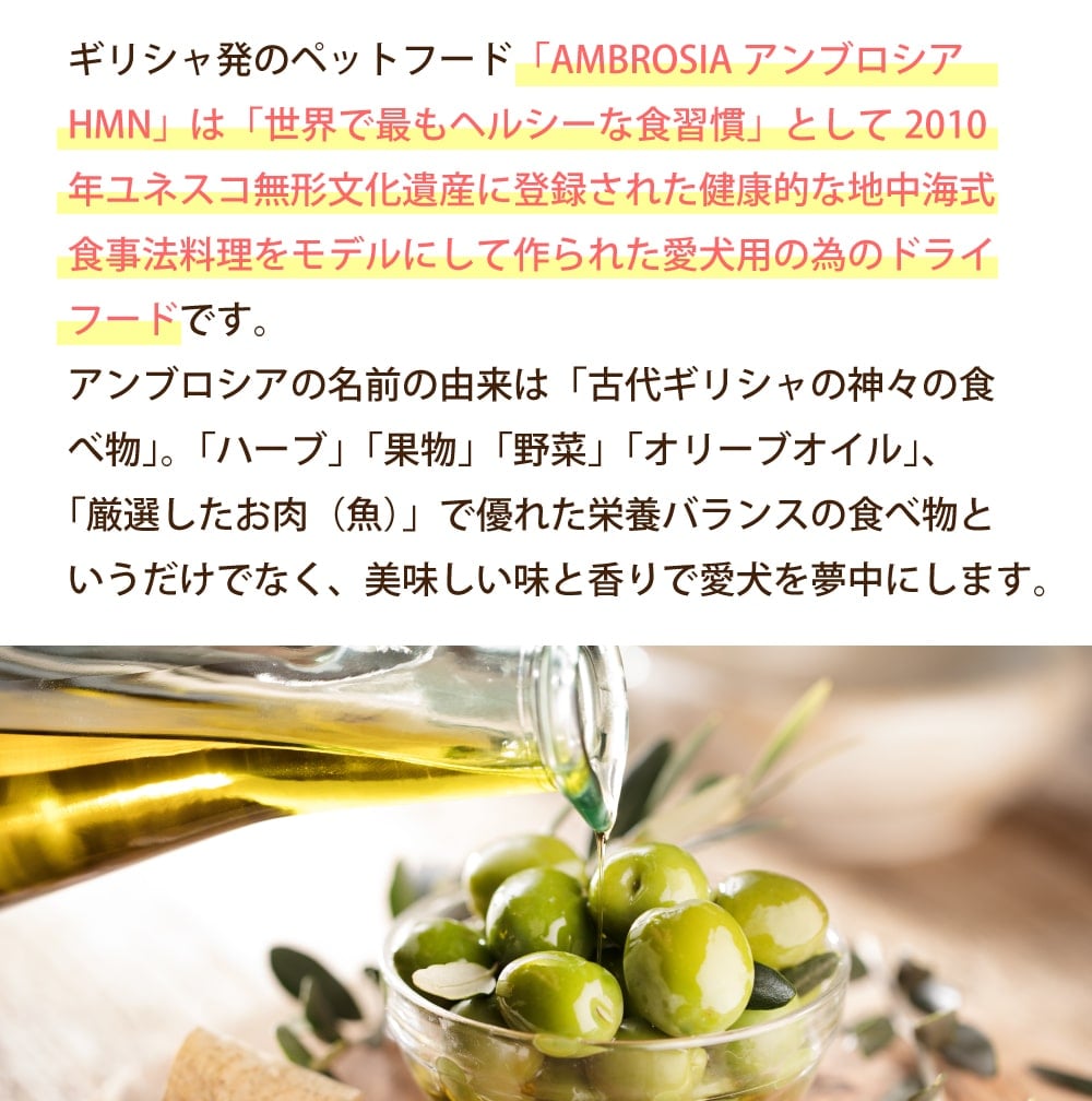 アンブロシア HMNダック 100g/1.5kg/5kg/12kg 成犬用