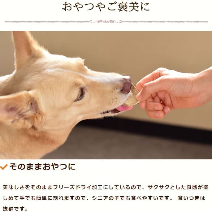 犬用おやつ Piece 無添加 豚レバーフリーズドライ ドッグフードの通販 帝塚山ハウンドカム