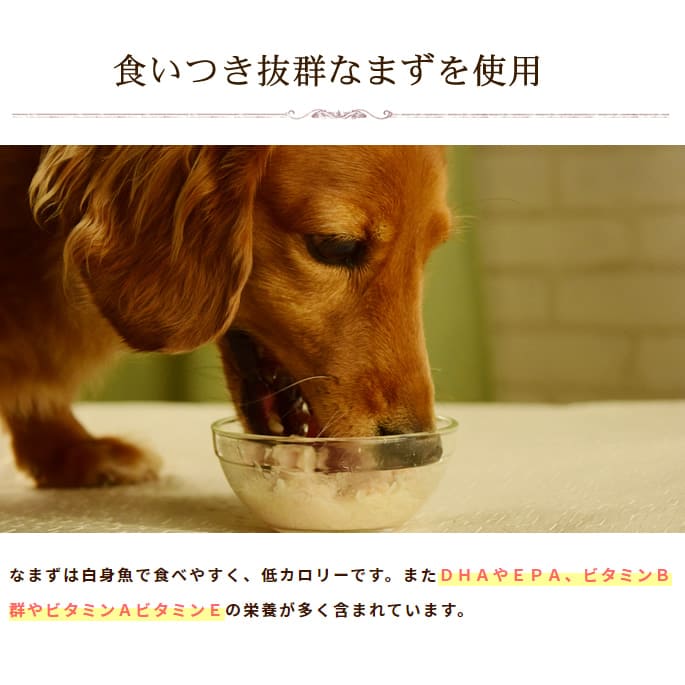 無添加ドッグフード｜Piece なまずレトルト+ココナッツファイン