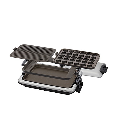 タイガー　ホットプレート〈これ1台〉　 CRV-G300 シルバー Amazon | タイガー魔法瓶 ホットプレート〈これ1台〉 CRV-G300