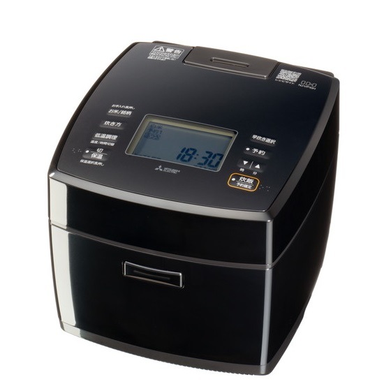 三菱電機 IHジャー炊飯器 NJ-VP10H-B 5.5合炊き ダブル備長炭コート 炭