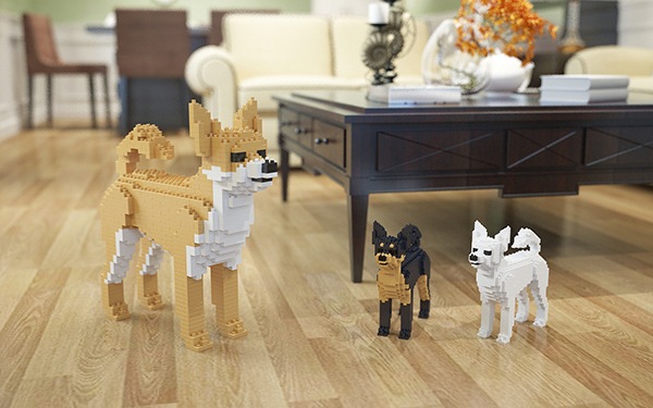JEKCA BLOC】ヨークシャー・テリア(S・M) | 立体ブロック（JEKCA