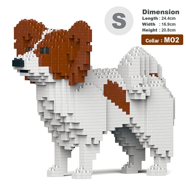 JEKCA BLOC】パピヨン(S・M)、 立体ブロック（JEKCA）、 threeb