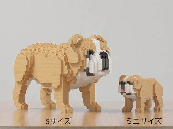 ブルドッグ JEKCA mini ジェッカブロック イングリッシュ・ブルドッグ ST19DM03