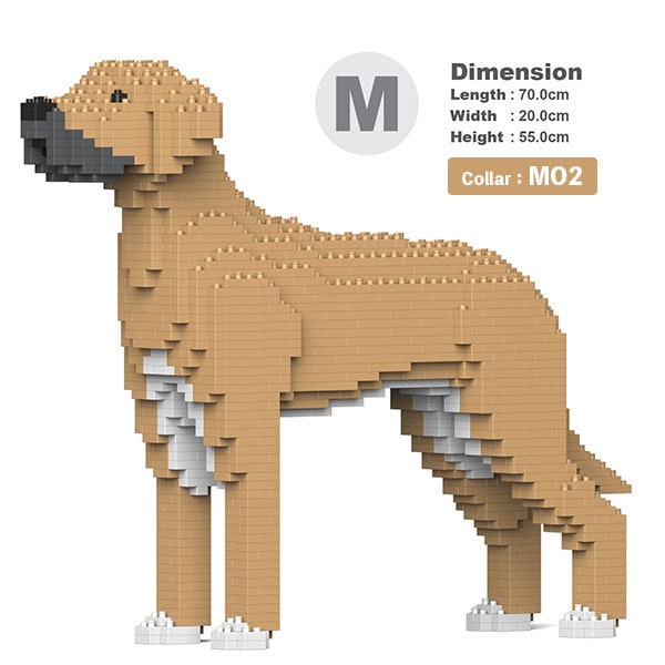 JEKCA BLOC】グレート・デーン(S・M)、 立体ブロック（JEKCA