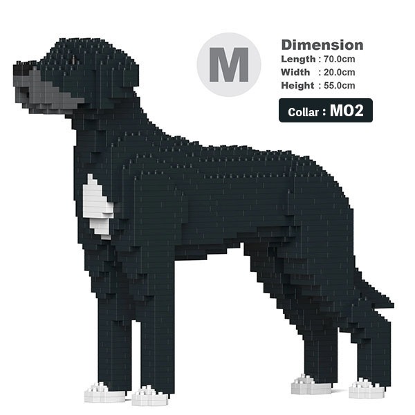 JEKCA BLOC】グレート・デーン(S・M)、 立体ブロック（JEKCA