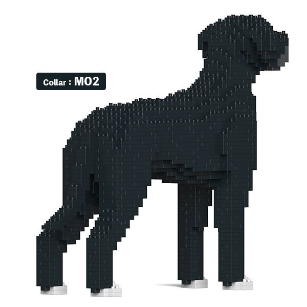 JEKCA BLOC】グレート・デーン(S・M)、 立体ブロック（JEKCA