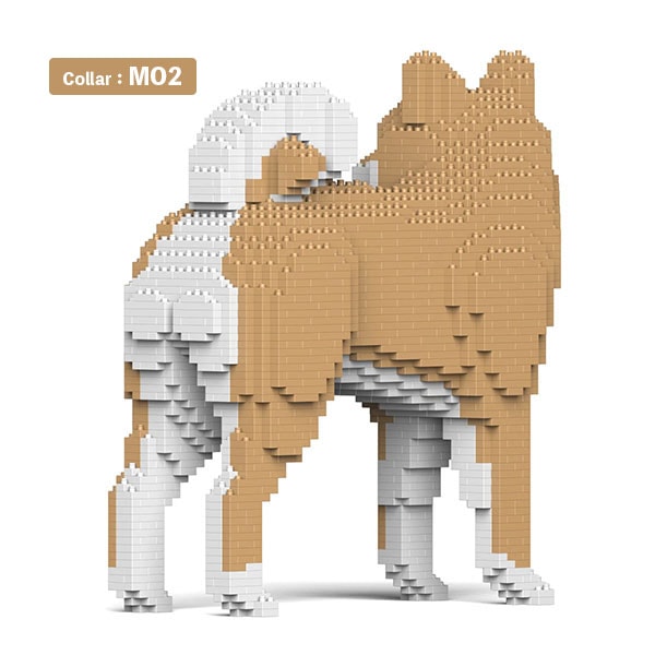 JEKCA BLOC】柴犬 (S・M)、 立体ブロック（JEKCA）、 threeb