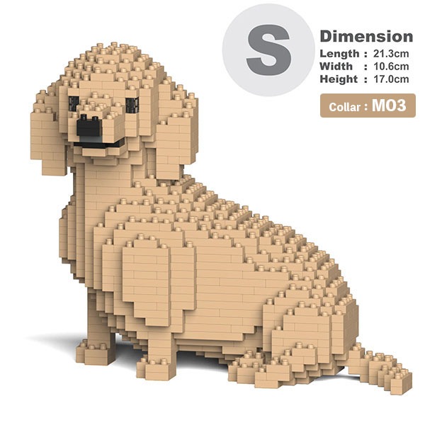 JEKCA BLOC】ダックスフンド(S・M) | 立体ブロック（JEKCA） | ペット