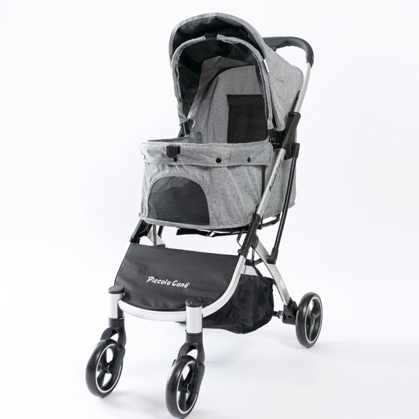 Piccolo Carie ペットカート グレー/ブラック TANTOplus タントプラス ピッコロカーネ ペットカート : K-wan. - 通販