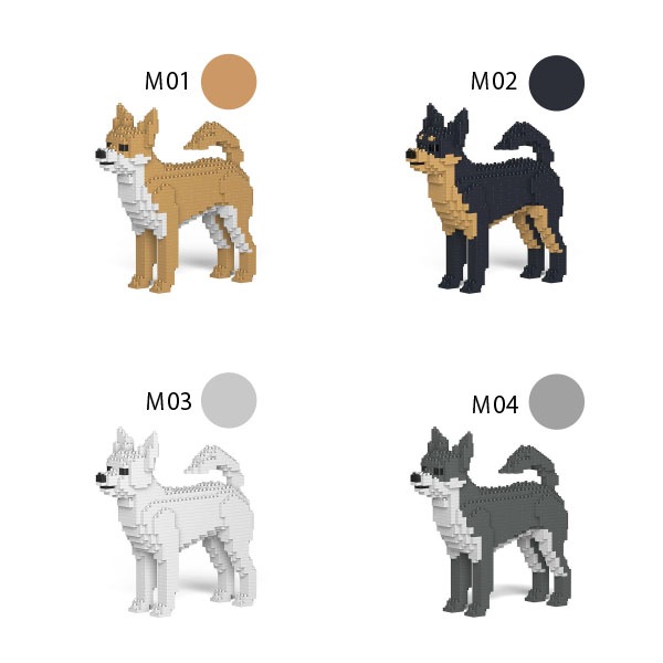 JEKCA BLOC】 チワワ(S・M) | 立体ブロック（JEKCA） | ペット雑貨の店