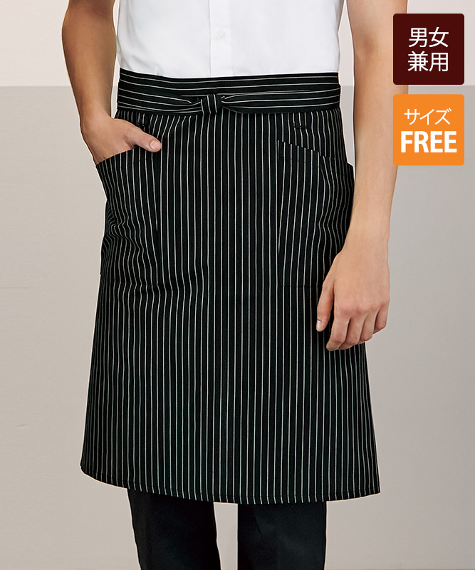 エプロン(ストライプ)[チトセ製品] T7934 | 飲食店制服・フード