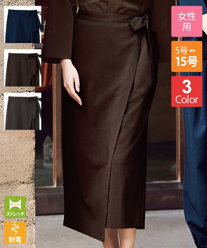 エプロン風和風パンツ[女子][チトセ製品] DN8504｜飲食店制服・フード