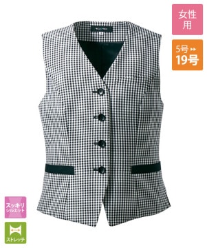 ベストレディス(裏地付)[住商モンブラン製品] BM6001｜飲食店制服