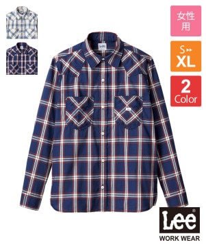 Leeウエスタンチェックシャツ長袖[男性用][ボンマックス製品