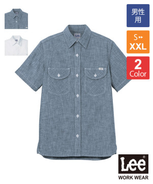 Leeウエスタンチェックシャツ七分袖[男性用][ボンマックス製品