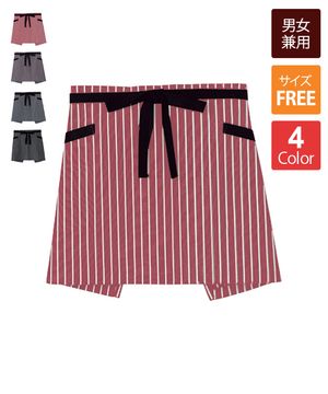 エプロン(ストライプ)[チトセ製品] T7932｜飲食店制服・フード