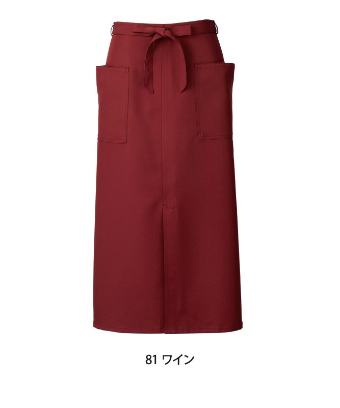 ソムリエエプロン(無地)[KAZEN製品] APK493｜飲食店制服・フード