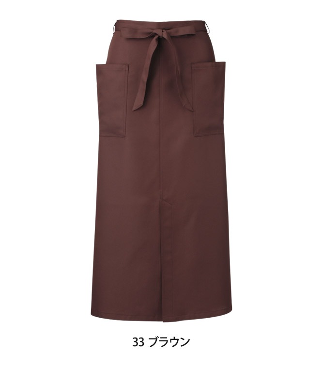 ソムリエエプロン(無地)[KAZEN製品] APK493｜飲食店制服・フード