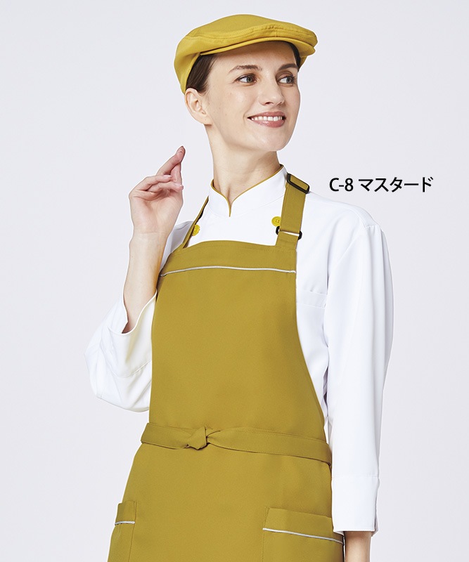 ストレッチツイルコックシャツ七分袖[男女兼用][チトセ製品] AS7804 飲食店制服・フードユニフォームの通販・販売【ユニコレ】