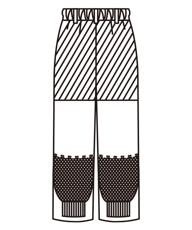 双糸ツイルスラックスメンズ[KAZEN製品] 438-20 | 飲食店制服