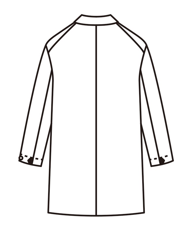 オニベジショップコート長袖[男女兼用][住商モンブラン製品] OV7001