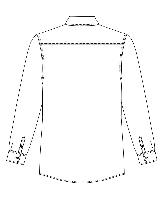 45rpmダンガリーつけ襟付き長袖Tシャツ 45rpmダンガリーつけ襟付き長袖Tシャツ