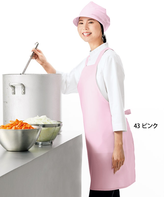 胸当てエプロン[KAZEN製品] 594｜飲食店制服・フードユニフォームの