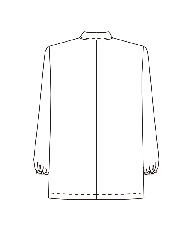 白衣長袖[男子][チトセ製品] AB6406｜飲食店制服・フードユニフォーム