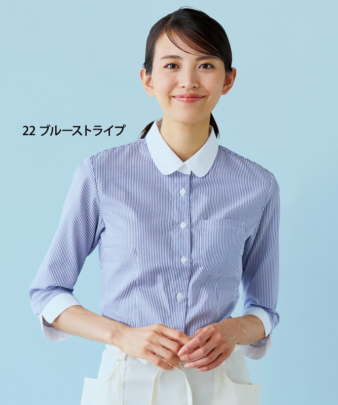ブライスアウトフィット　半袖シャツワンピとリネンのパンツ　ピンストライプ ブライスアウトフィット 半袖シャツワンピとリネンのパンツ ピン