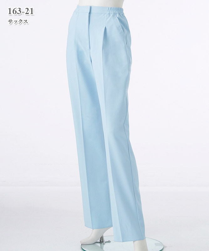 ソフトトリコットレディススラックス[KAZEN製品] 163｜THS-白衣通販・販売