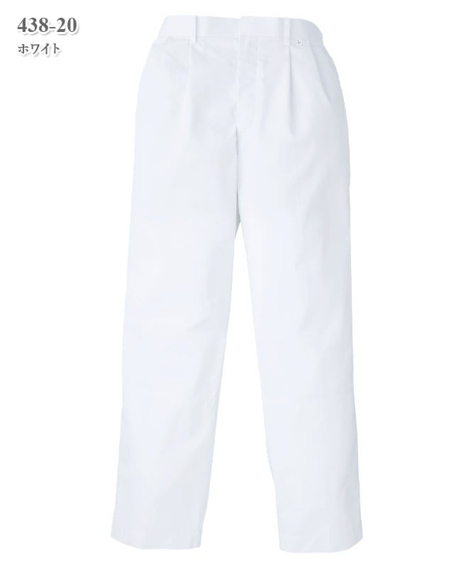 双糸ツイルスラックス（メンズ）[KAZEN製品] 438-20｜THS-白衣通販・販売