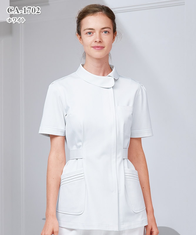 キャリアル女子チュニック半袖[ナガイレーベン製品] CA-1702｜THS-白衣