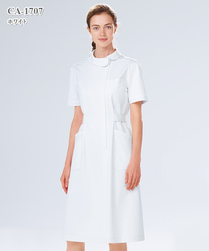 キャリアル女子ワンピース半袖[ナガイレーベン製品] CA-1707｜THS-白衣