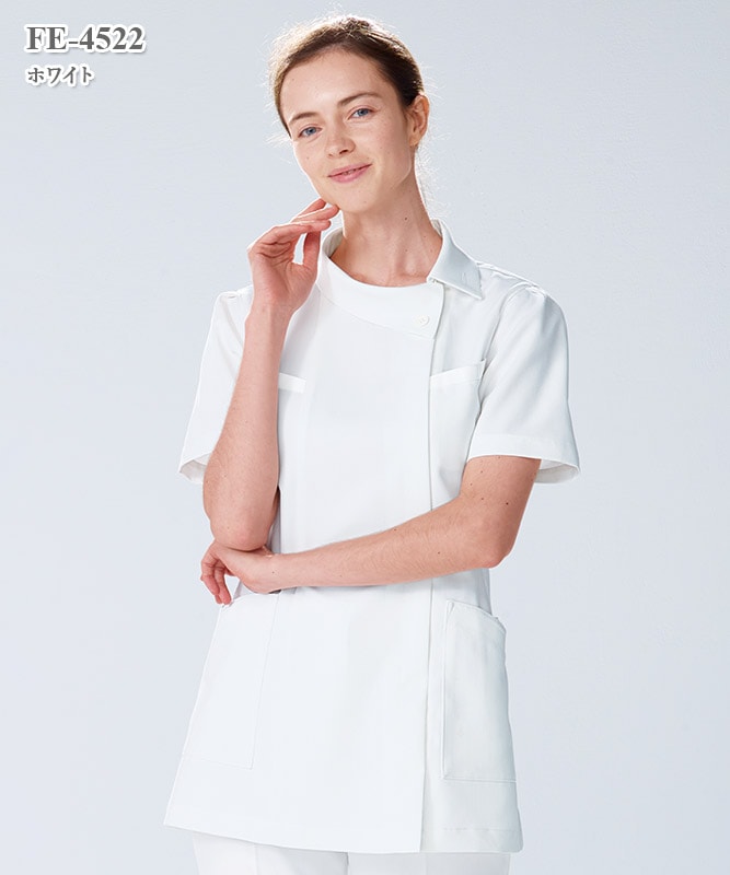 フェルネ女子チュニック半袖[ナガイレーベン製品] FE-4522｜THS-白衣