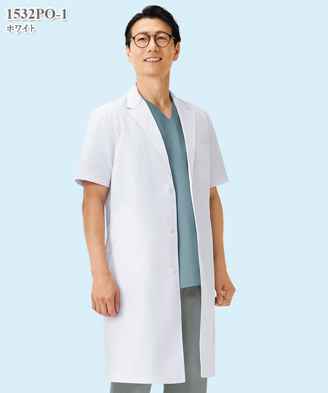 半袖上のみ Ｏサイズ 迷彩ユニフォーム（白） 東京国際大学 食品工場白衣 SZ422-B｜作業服・作業着の総合通販専門 半袖ジャンパー ウェア