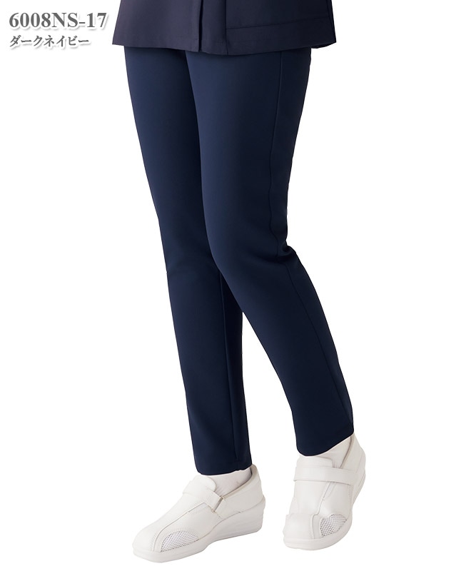 レディスフィットストレートパンツ[フォーク製品] 6008NS｜THS-白衣