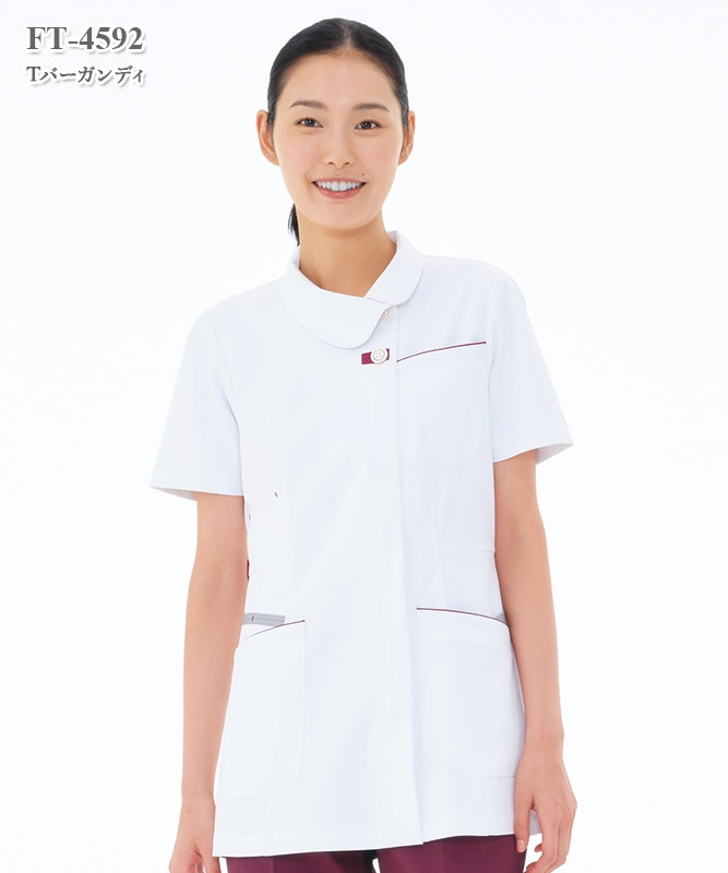 フェルネ女子上衣半袖[ナガイレーベン製品] FT-4592｜THS-白衣通販・販売