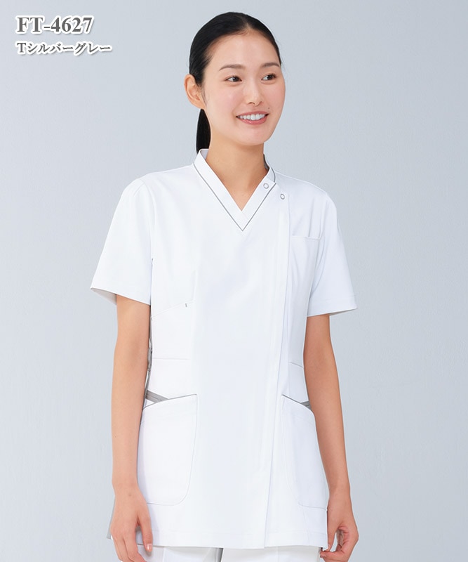 女子スクラブ半袖[ナガイレーベン製品] FT-4627｜THS-白衣通販・販売