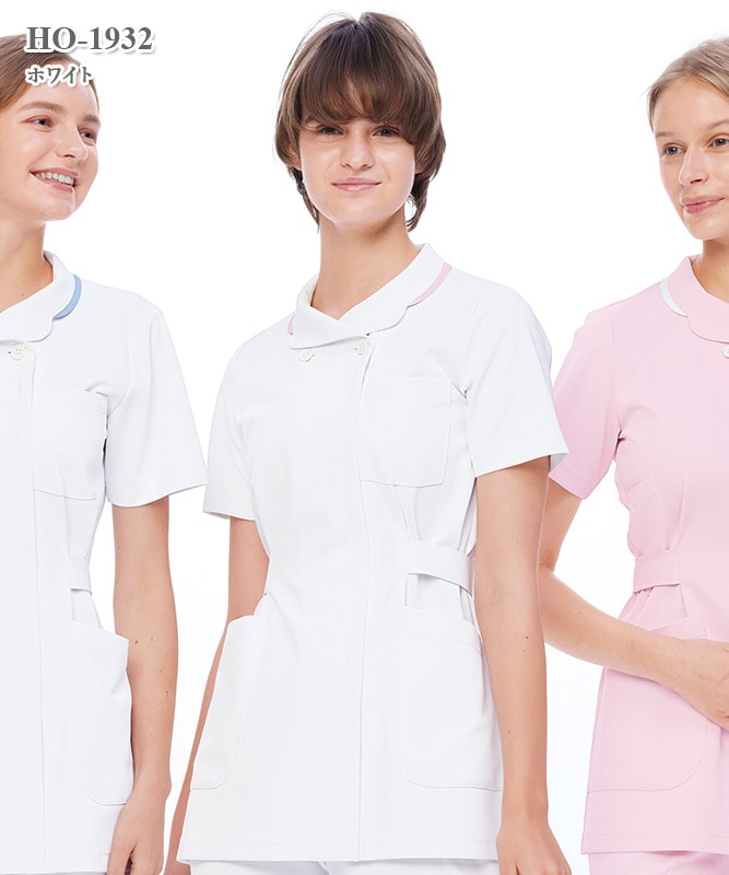 ホスパースタット女子上衣半袖[ナガイレーベン製品] HO-1932｜THS-白衣