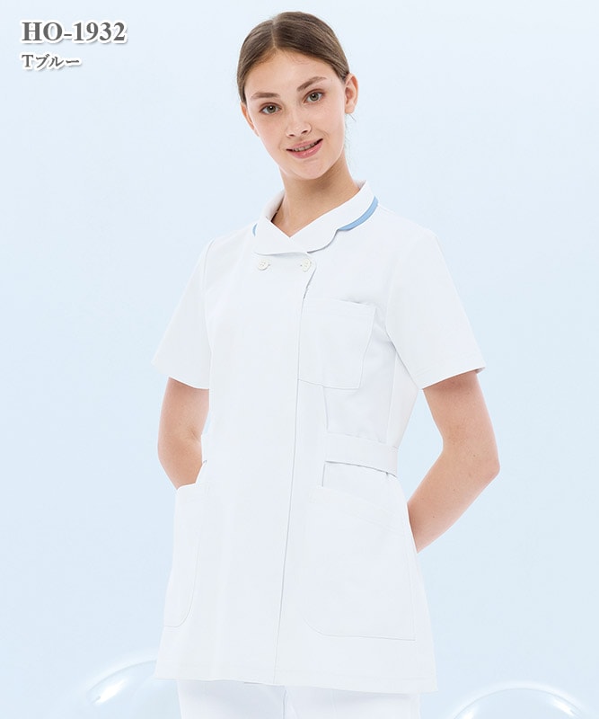 ホスパースタット女子上衣半袖[ナガイレーベン製品] HO-1932｜THS-白衣