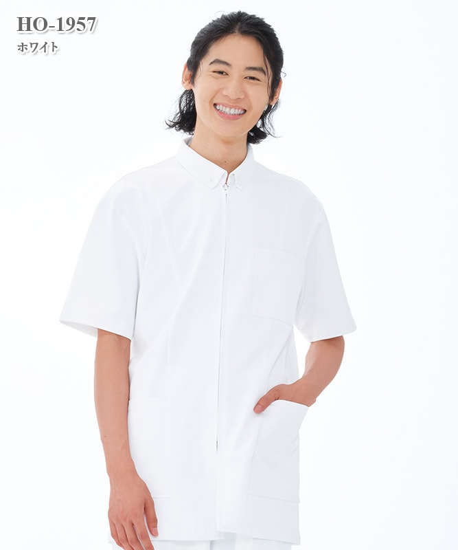ホスパースタット男子上衣半袖[ナガイレーベン製品] HO-1957｜THS-白衣