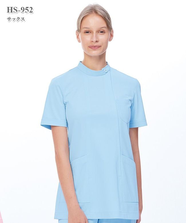 ホスパースタット女子チュニック半袖[ナガイレーベン製品] HS-952｜THS