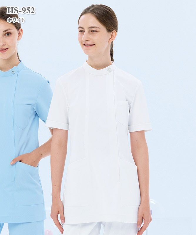 ホスパースタット女子チュニック半袖[ナガイレーベン製品] HS-952｜THS