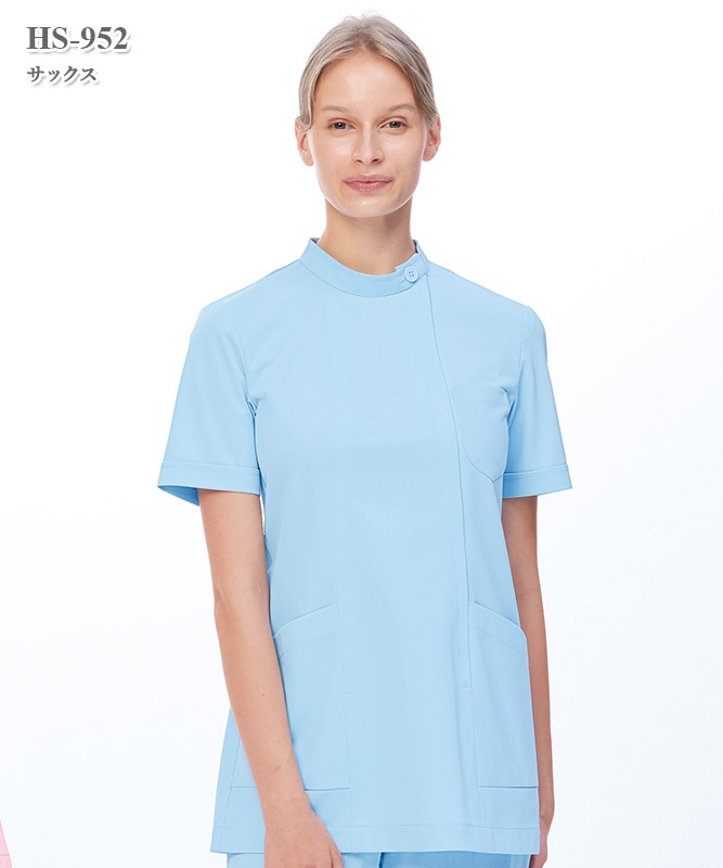 ホスパースタット女子チュニック半袖[ナガイレーベン製品] HS-952｜THS