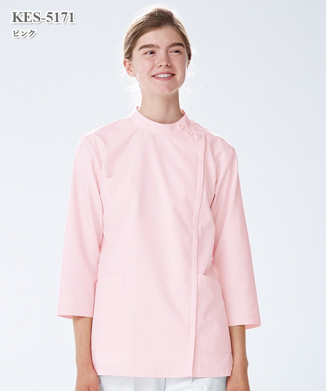 ケックスター女子横掛八分袖[ナガイレーベン製品] KES-5171｜THS-白衣